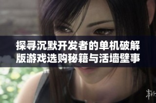 探寻沉默开发者的单机破解版游戏选购秘籍与活墙壁事件背后的故事