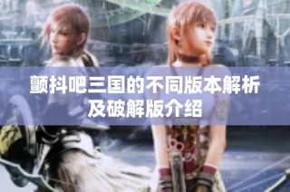 颤抖吧三国的不同版本解析及破解版介绍