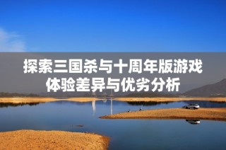 探索三国杀与十周年版游戏体验差异与优劣分析