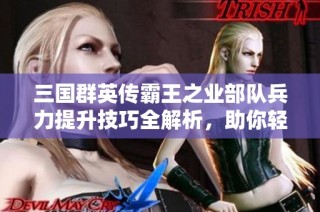 三国群英传霸王之业部队兵力提升技巧全解析，助你轻松战胜敌手