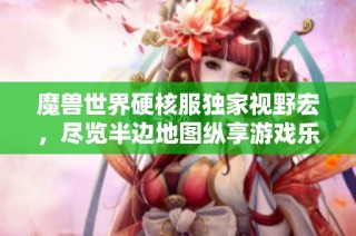魔兽世界硬核服独家视野宏，尽览半边地图纵享游戏乐趣