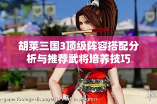 胡莱三国3顶级阵容搭配分析与推荐武将培养技巧
