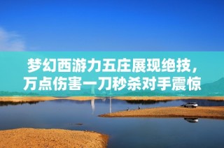 梦幻西游力五庄展现绝技，万点伤害一刀秒杀对手震惊全场！
