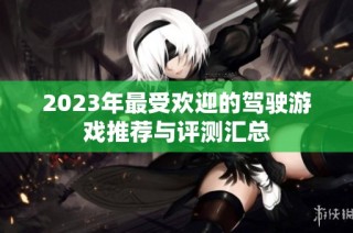 2023年最受欢迎的驾驶游戏推荐与评测汇总