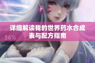 详细解读我的世界药水合成表与配方指南