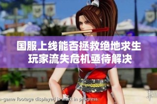 国服上线能否拯救绝地求生 玩家流失危机亟待解决