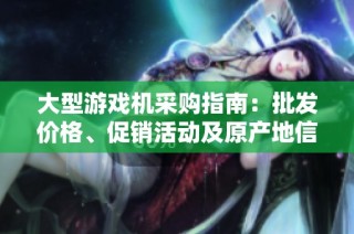大型游戏机采购指南：批发价格、促销活动及原产地信息解析