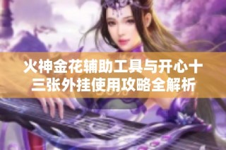火神金花辅助工具与开心十三张外挂使用攻略全解析