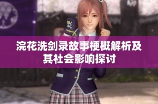 浣花洗剑录故事梗概解析及其社会影响探讨