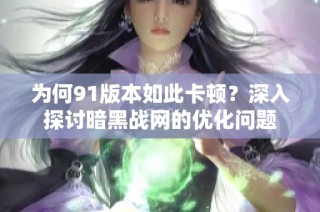 为何91版本如此卡顿？深入探讨暗黑战网的优化问题