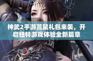 神武2手游蒿鼠礼包来袭，开启独特游戏体验全新篇章
