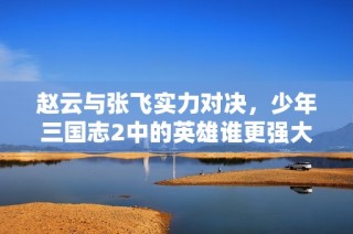 赵云与张飞实力对决，少年三国志2中的英雄谁更强大