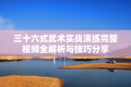 三十六式武术实战演练完整视频全解析与技巧分享